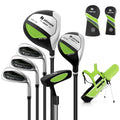 Junior Complete Golf Club Set with Stand Bag & Rain Hood