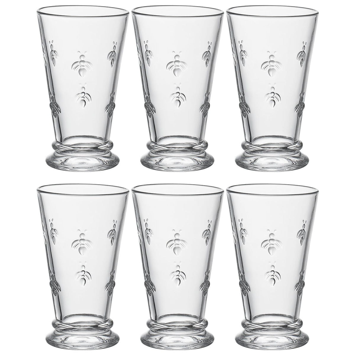 Classica Bee Highball Glassware – Set of 6