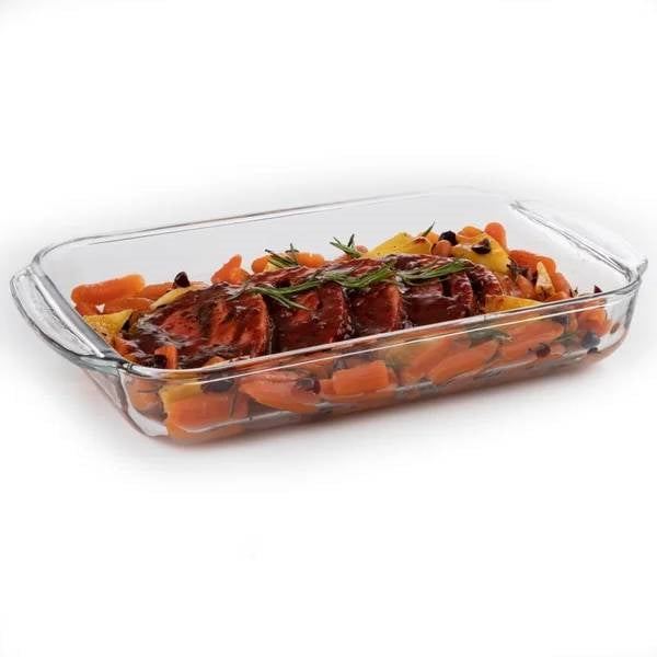 3-Piece Oven-Safe Glass Casserole Dish Set