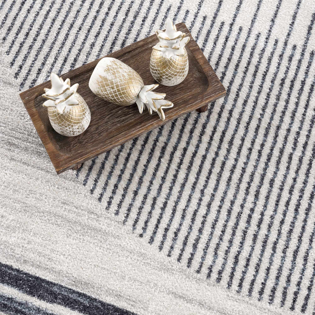Boutique Rugs Thad Washable Area Rug – Medium Gray