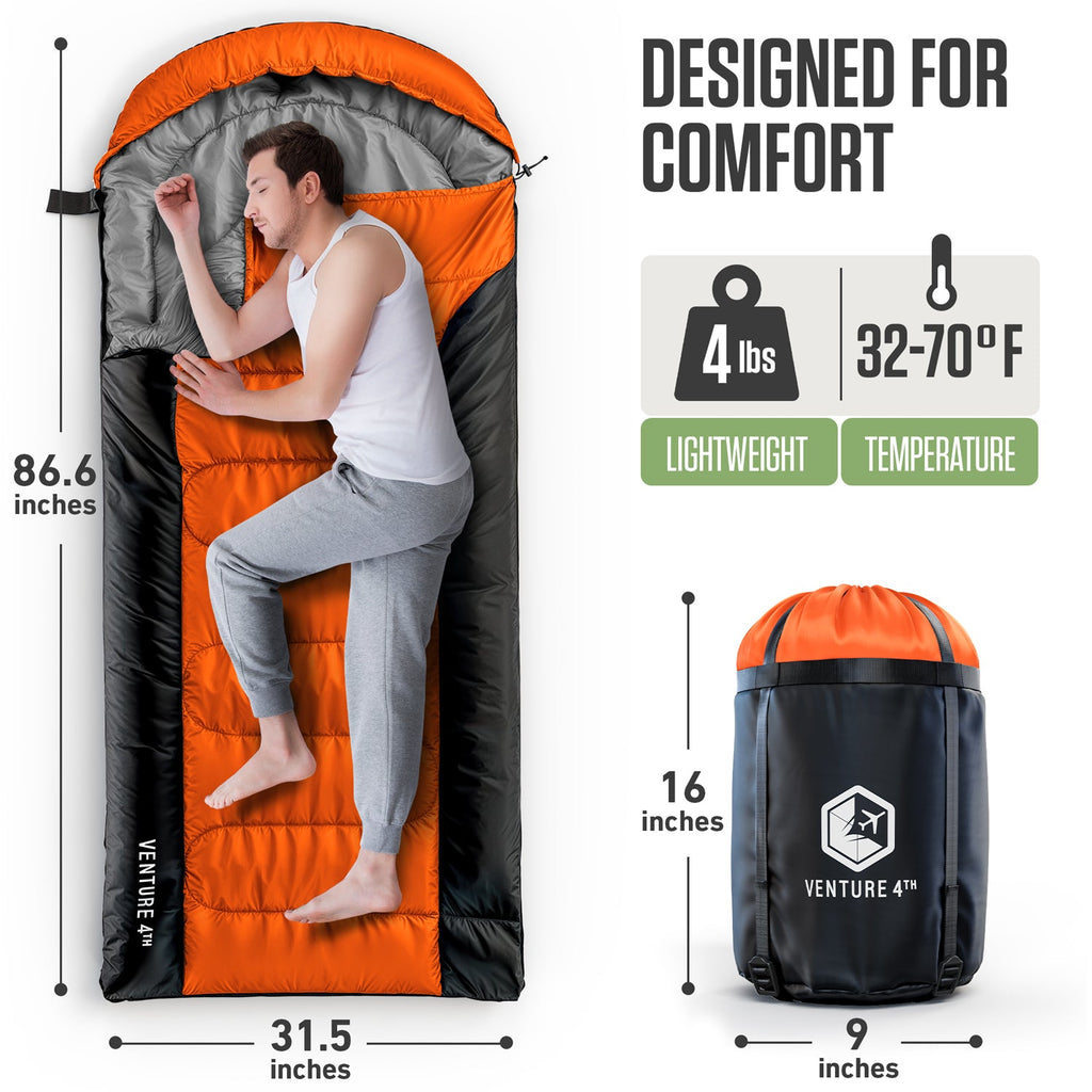 XXL Sleeping Bag for Big & Tall Campers