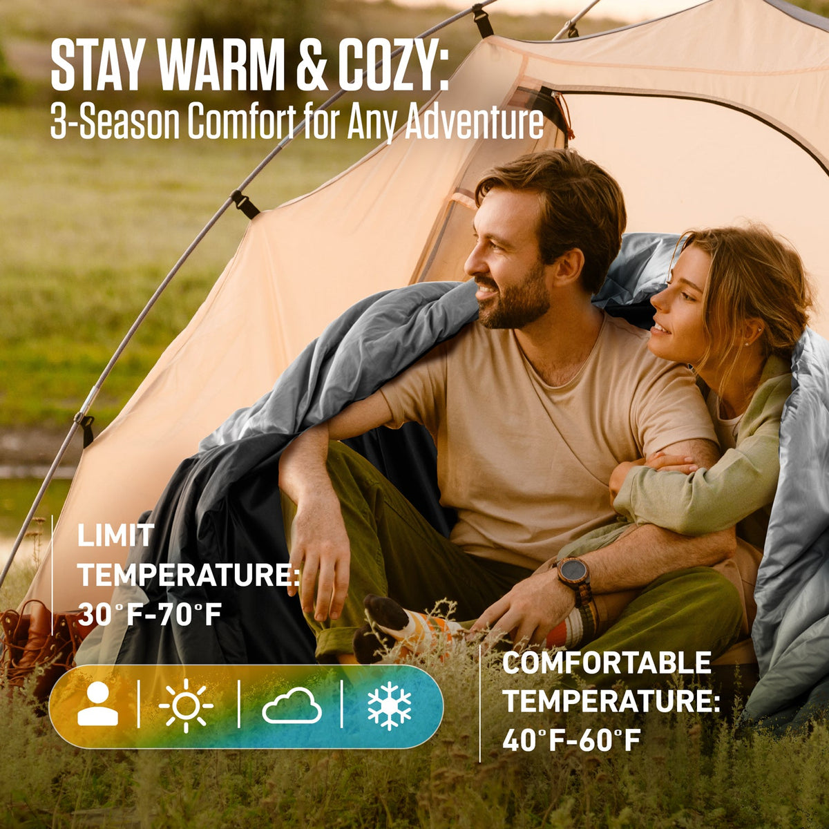 Double Sleeping Bag for Two