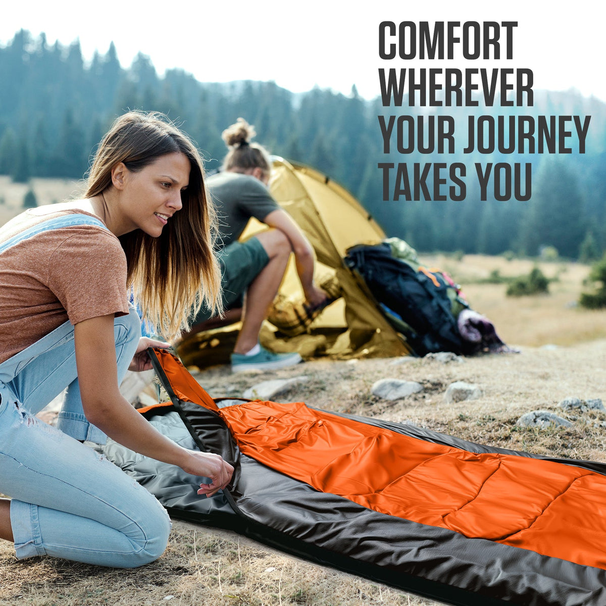 XXL Sleeping Bag for Big & Tall Campers