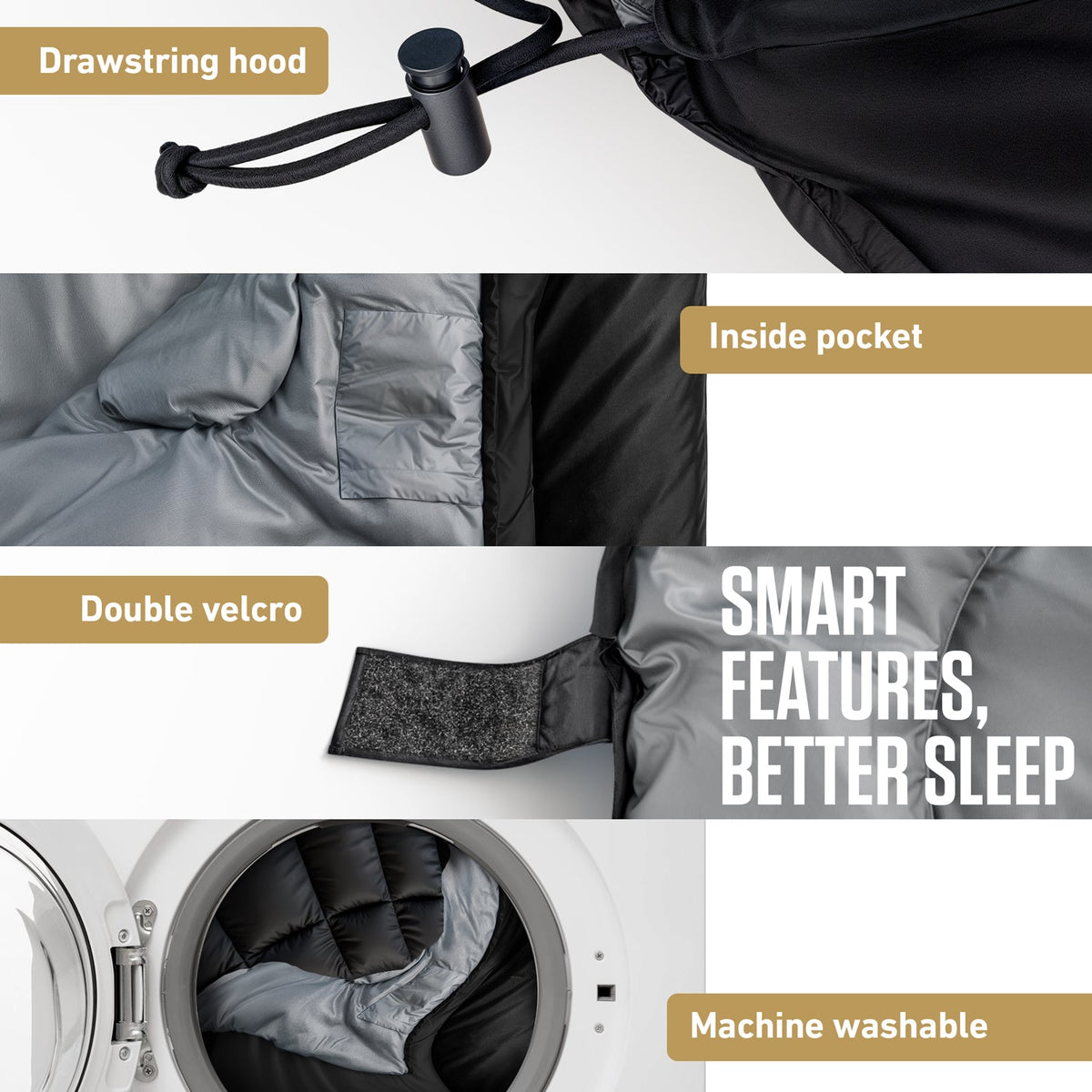 XXL Sleeping Bag for Big & Tall Campers
