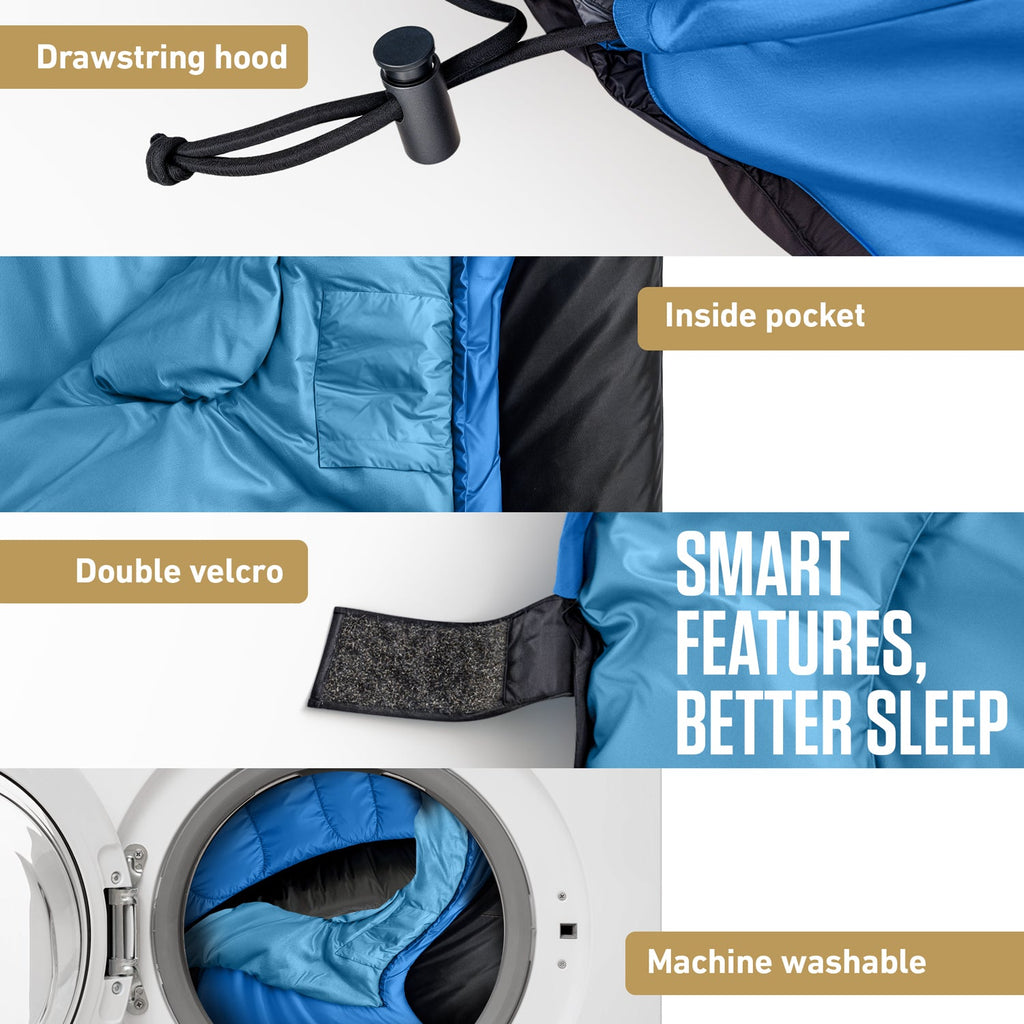 Lightweight 3-Season Sleeping Bag