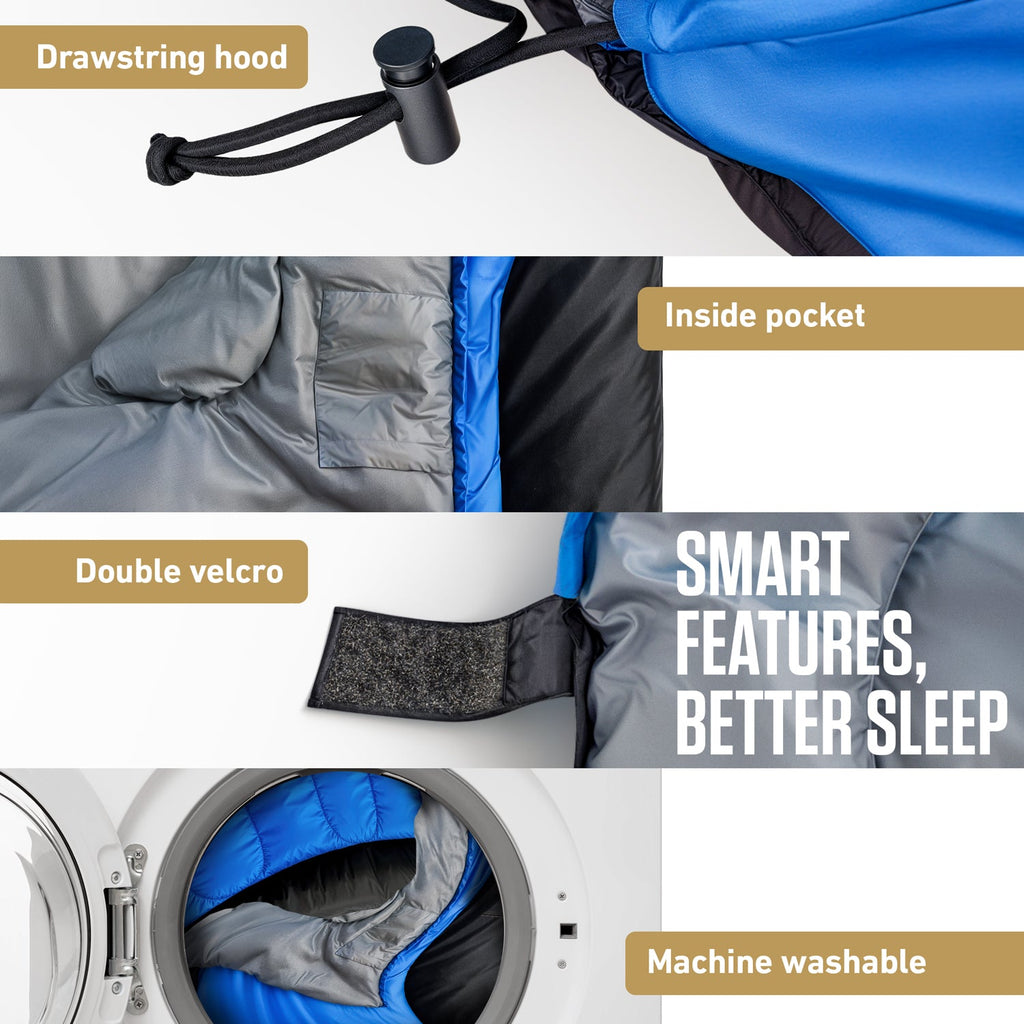 XXL Sleeping Bag for Big & Tall Campers