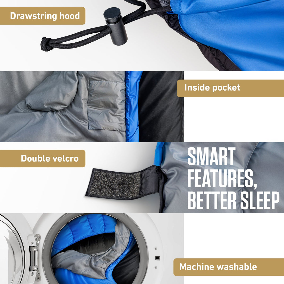 XXL Sleeping Bag for Big & Tall Campers
