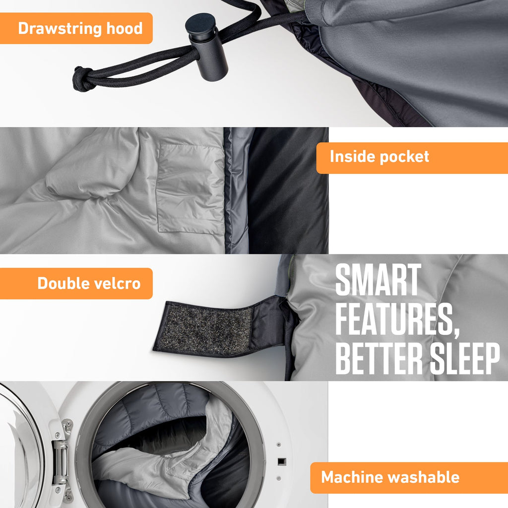 Lightweight 3-Season Sleeping Bag