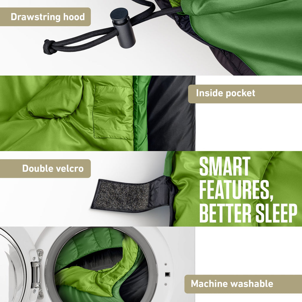 Lightweight 3-Season Sleeping Bag