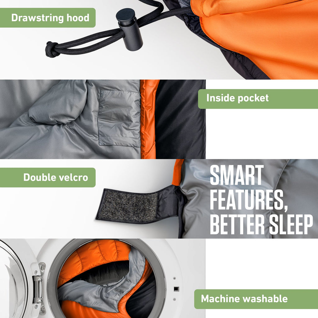 XXL Sleeping Bag for Big & Tall Campers