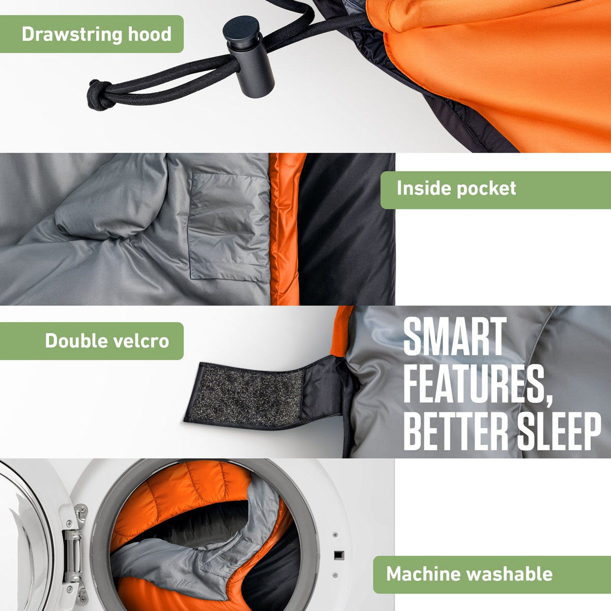 XXL Sleeping Bag for Big & Tall Campers