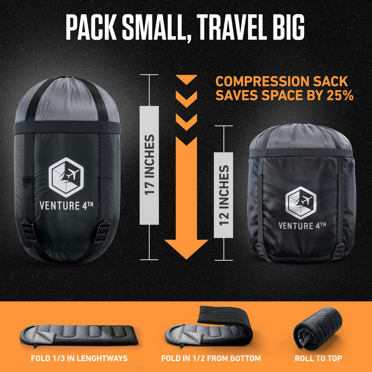 Lightweight 3-Season Sleeping Bag