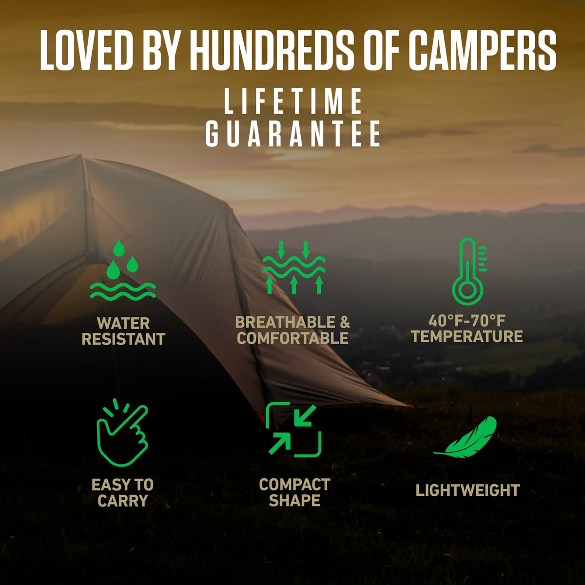 XXL Sleeping Bag for Big & Tall Campers