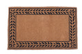 Leafy Vines Bordered Premium Coco Doormat