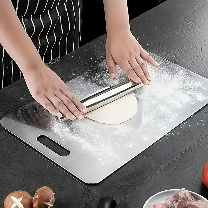 3-Piece Stainless Steel Cutting Board Set