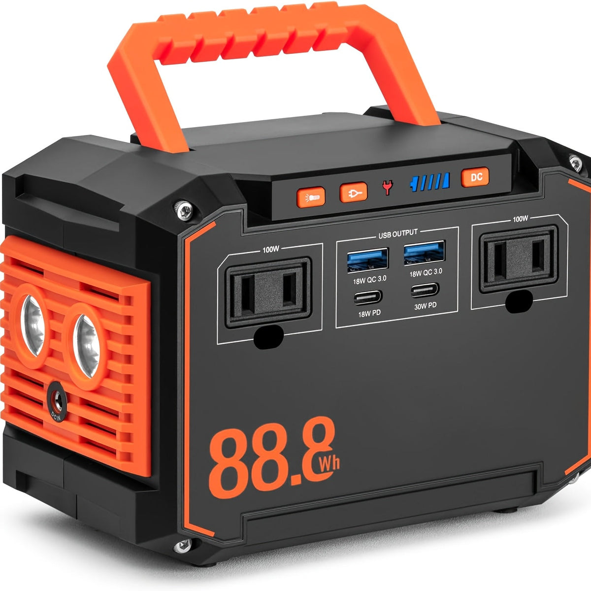 300W Portable Power Station with Foldable Solar Panel
