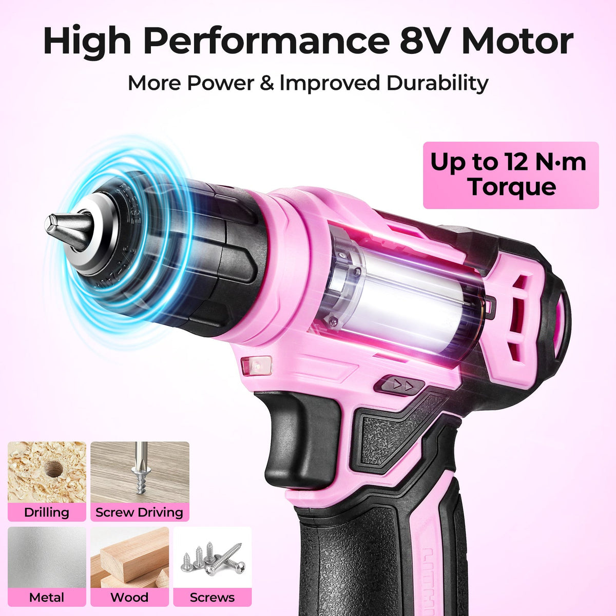 119-Piece Cordless Drill & Home Repair Tool Set