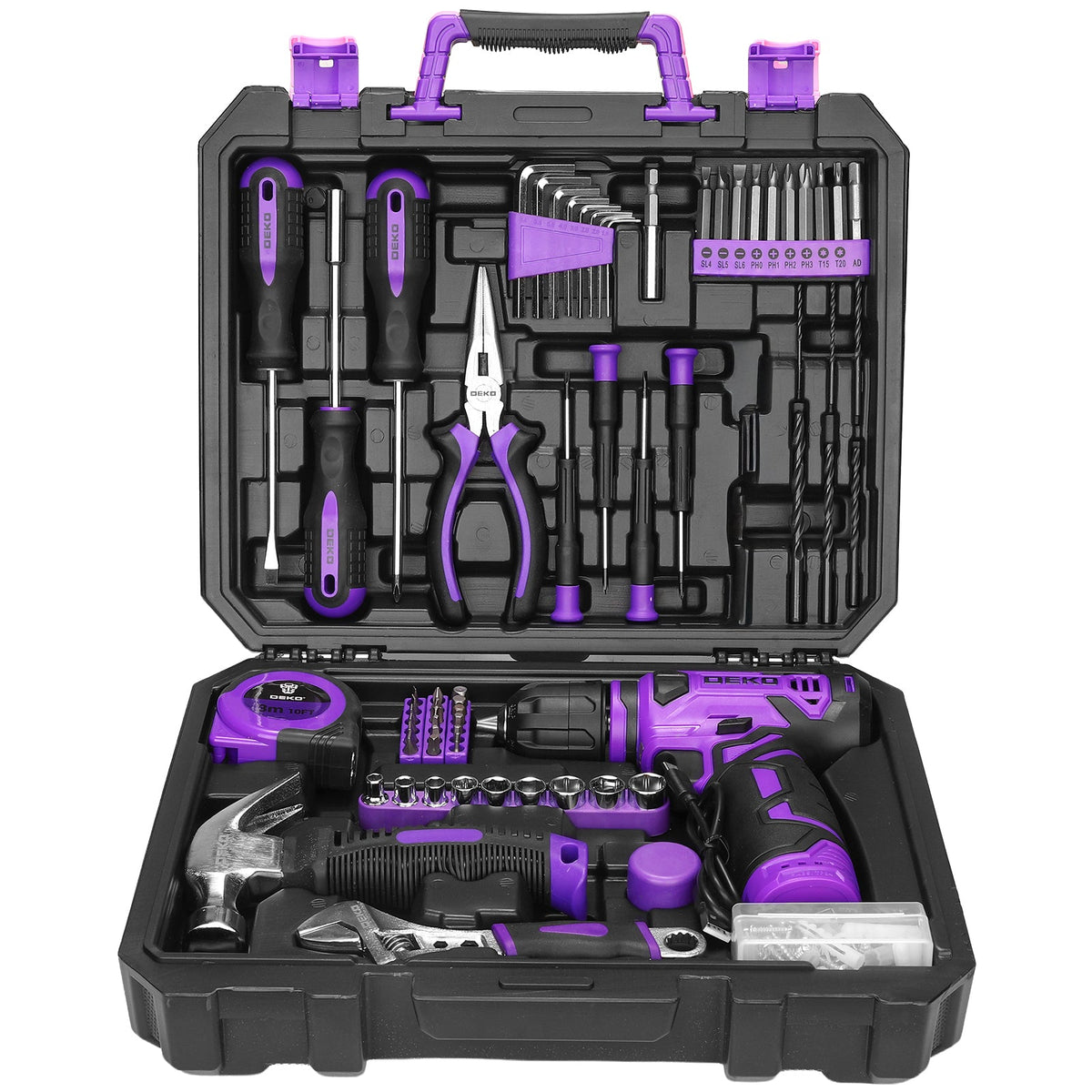 119-Piece Cordless Drill & Home Repair Tool Set