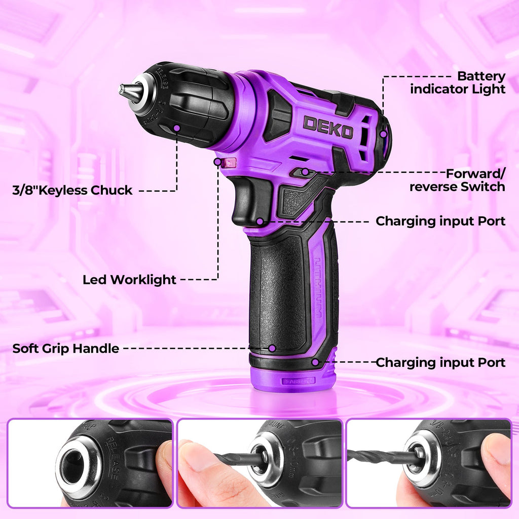 119-Piece Cordless Drill & Home Repair Tool Set