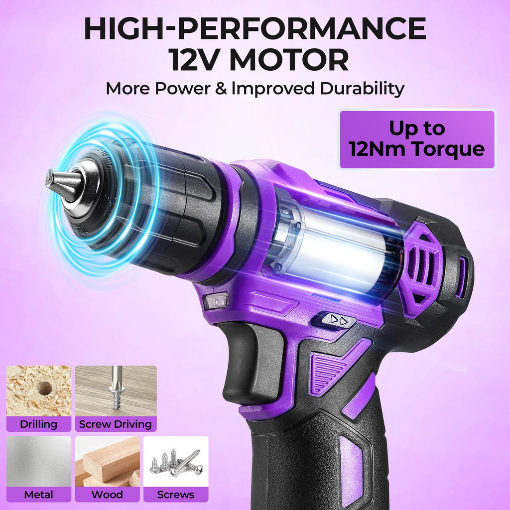 119-Piece Cordless Drill & Home Repair Tool Set