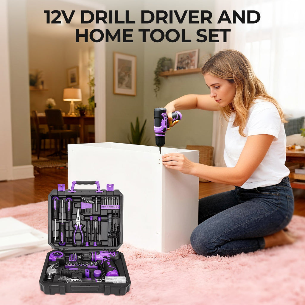 119-Piece Cordless Drill & Home Repair Tool Set