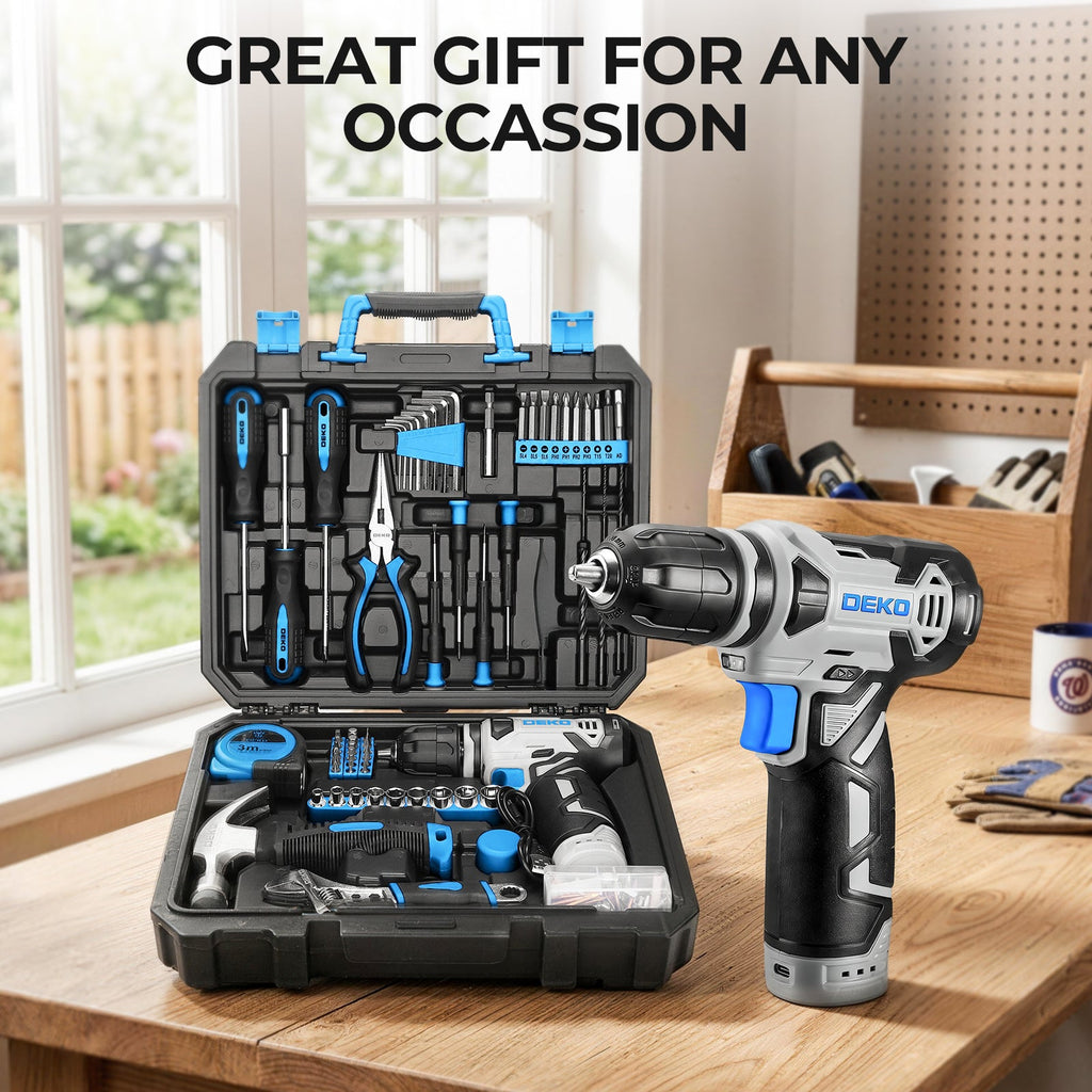 119-Piece Cordless Drill & Home Repair Tool Set