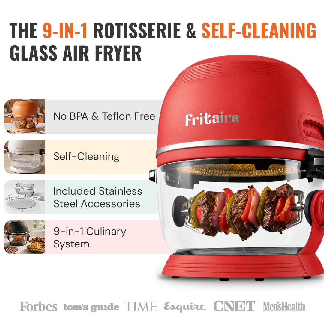 Fritaire Self-Cleaning Air Fryer – Mauve Rose