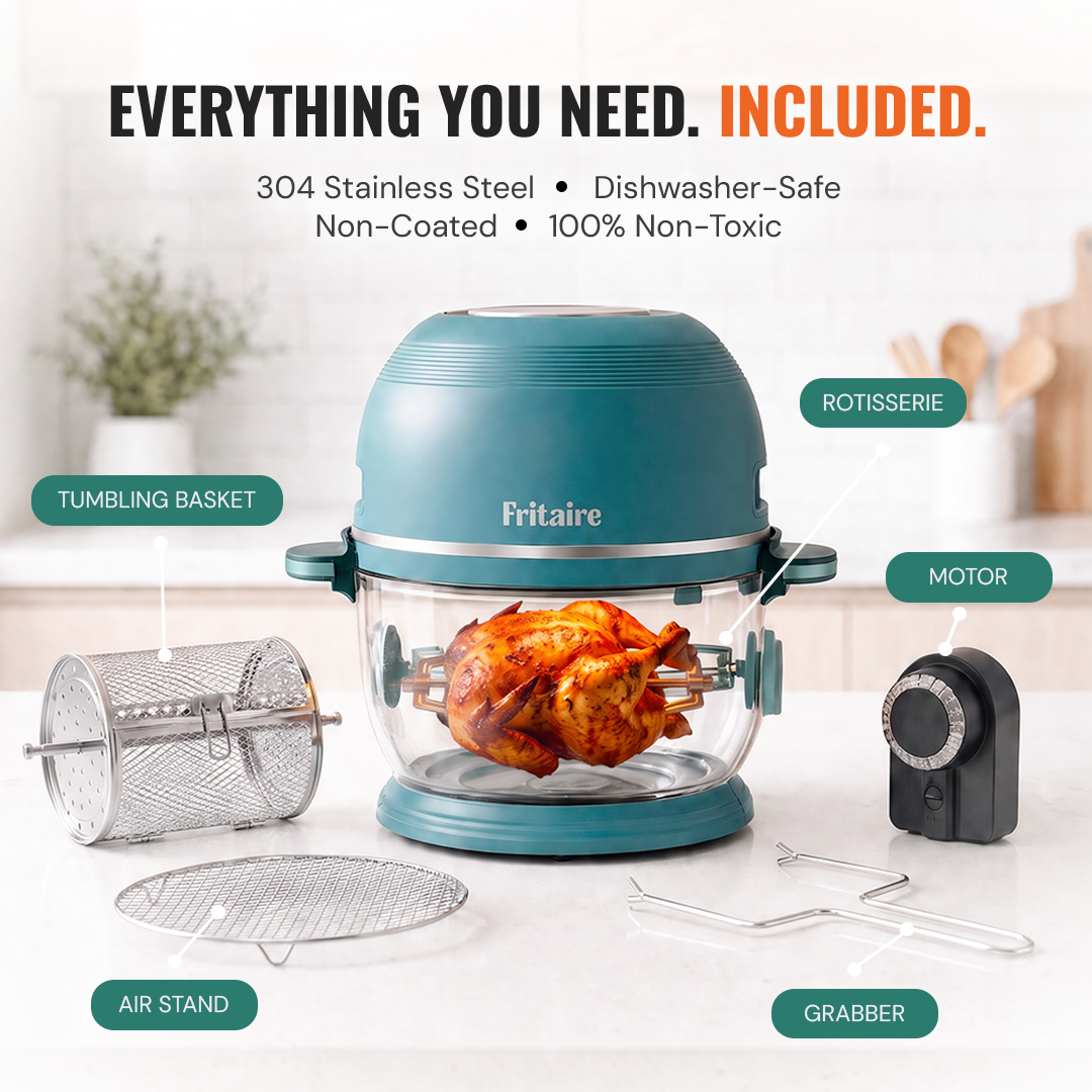Fritaire Self-Cleaning Air Fryer – Mauve Rose