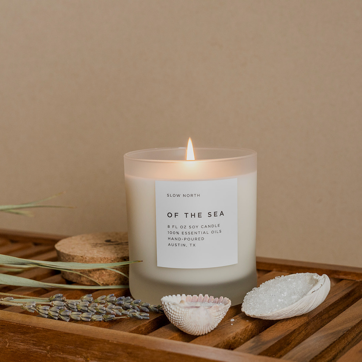 Of The Sea Soy Candle – Eucalyptus, Lavender & Peppermint