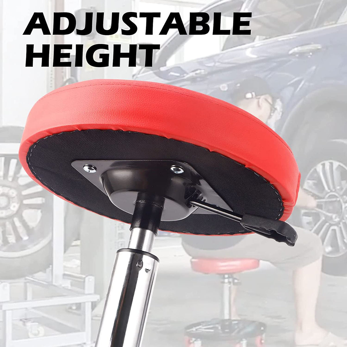 PowerSmart 300 lb Rolling Mechanic Stool