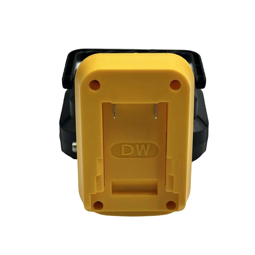 LED Work Light for Dewalt 18V 40W 6000LM, 2 USB Ports, 145° Adjustable Cordless Flood Light (Battery NOT Included)