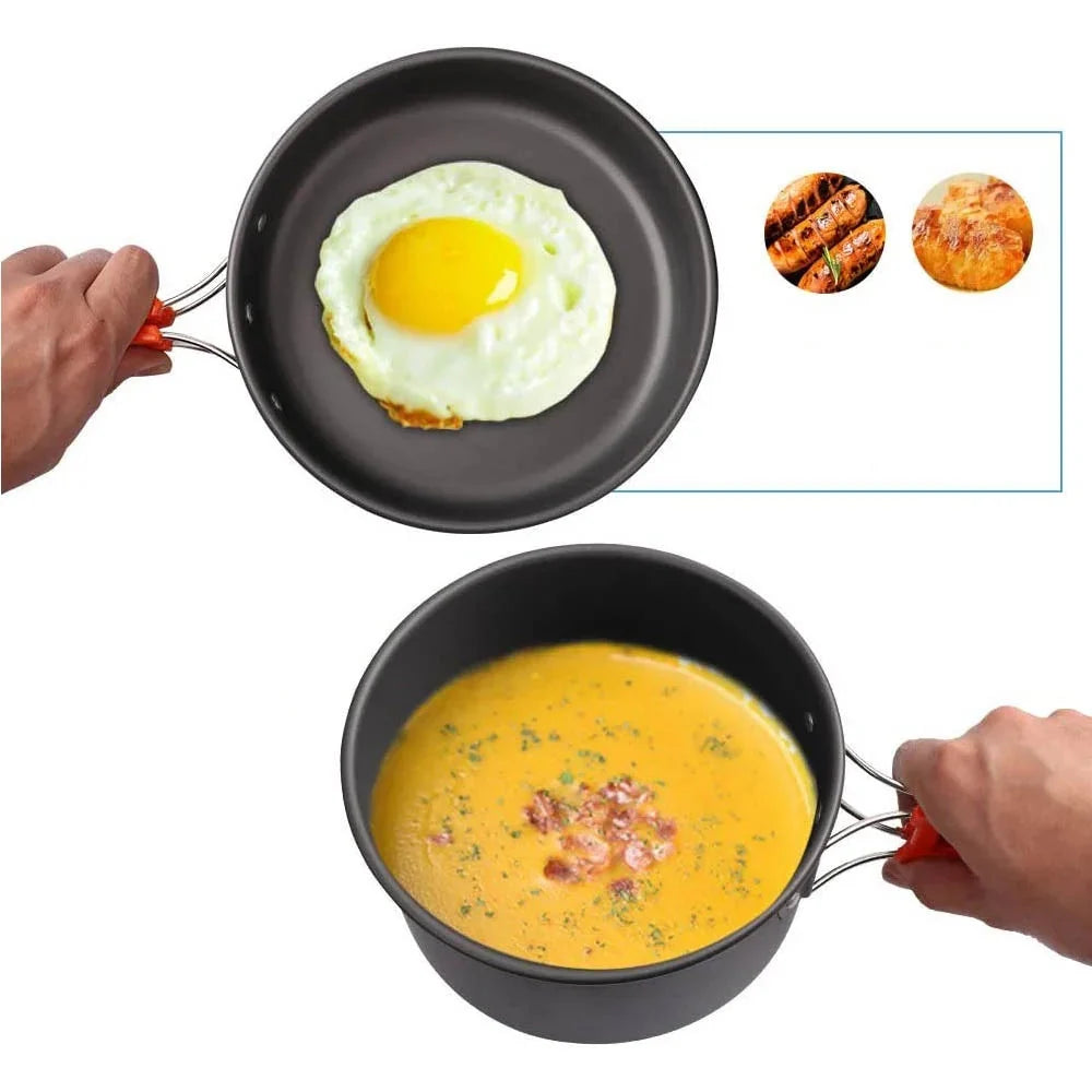 Complete Camping Kitchen Set for 2–3