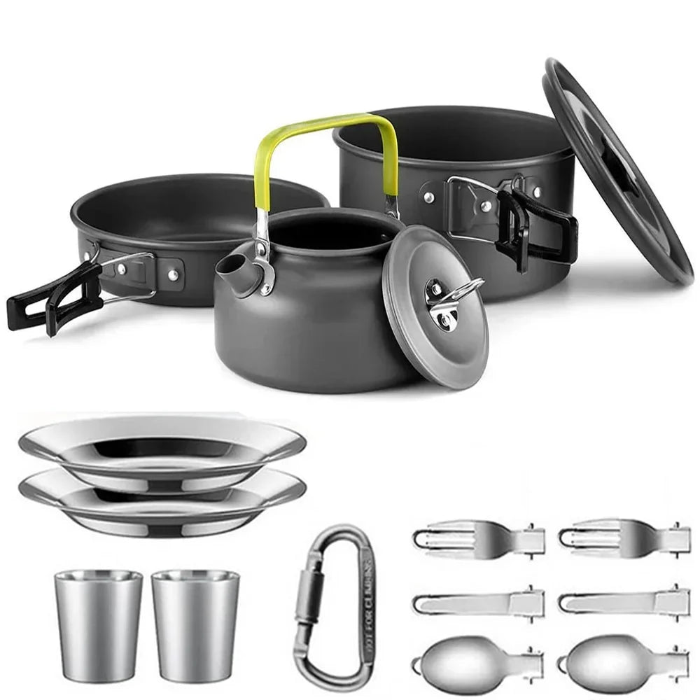 Complete Camping Kitchen Set for 2–3
