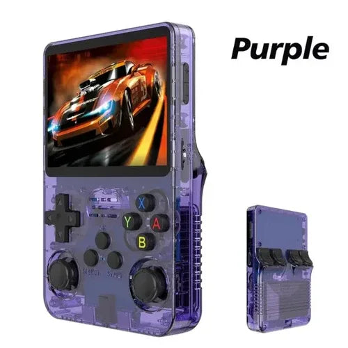 R36S Retro Handheld Gaming Console – Green