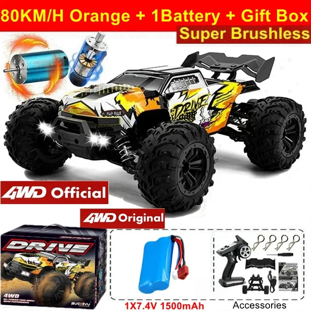 4WD High-Speed Off-Road RC Buggy Truck
