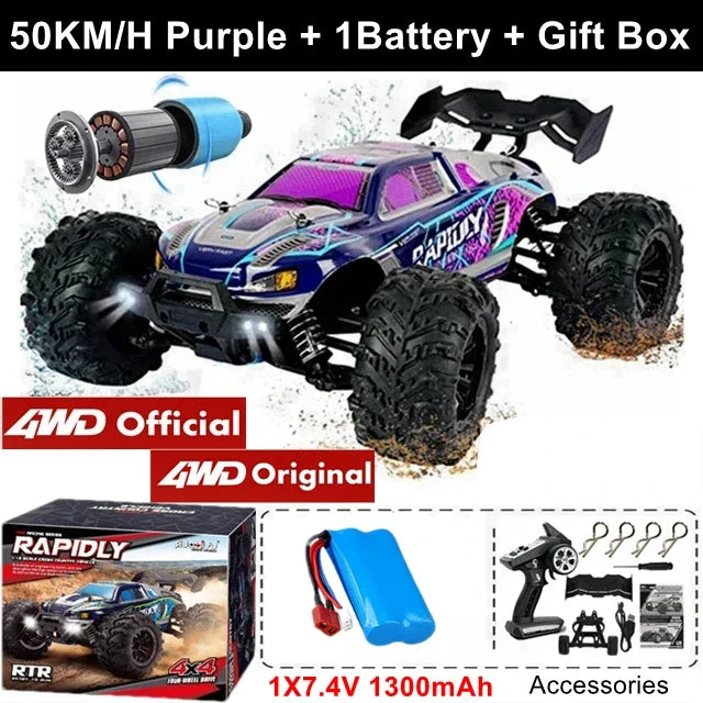 4WD High-Speed Off-Road RC Buggy Truck