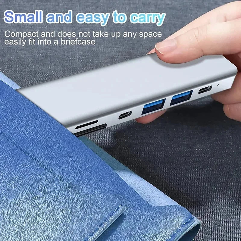 7-in-1 USB-C Docking Station with 4K HDMI & 87W Power Delivery