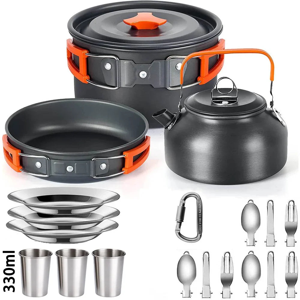 Complete Camping Kitchen Set for 2–3