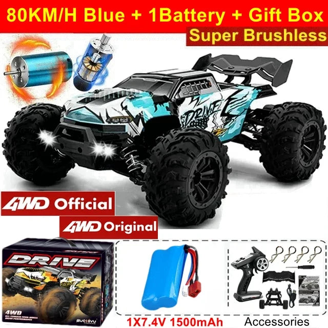 4WD High-Speed Off-Road RC Buggy Truck