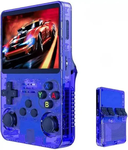 R36S Retro Handheld Gaming Console – Green