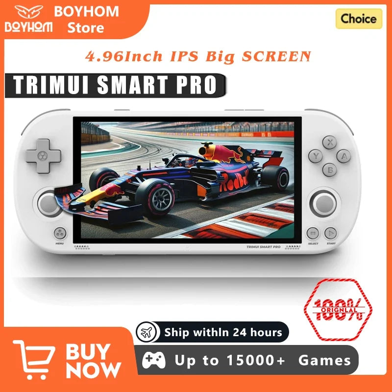 Trimui Smart Pro Handheld Gaming Console – 4.95-Inch IPS