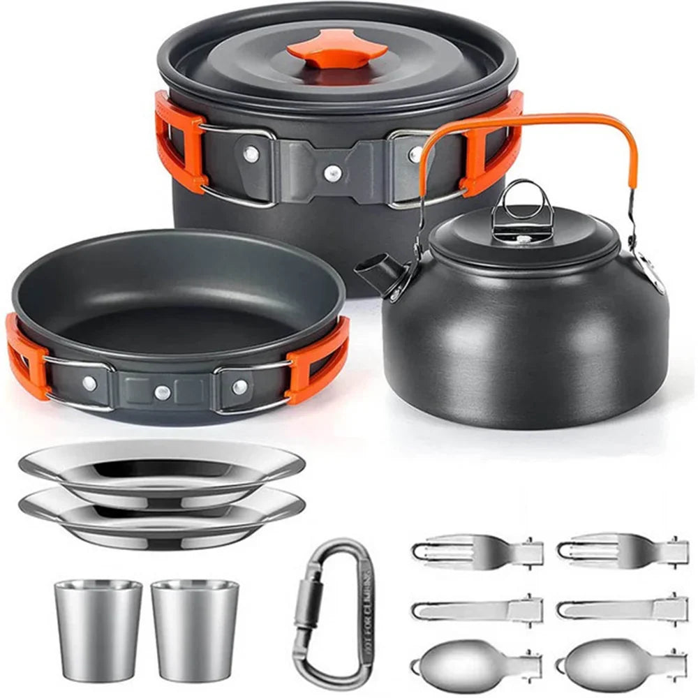 Complete Camping Kitchen Set for 2–3