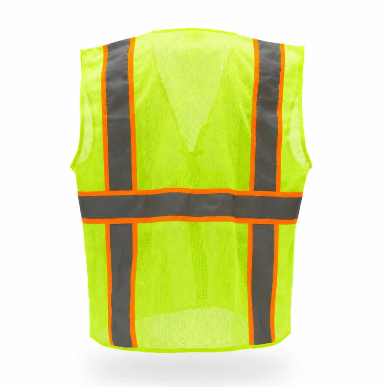 Hi Vis Safety Vest – Durable Reflective Design with 4 Pockets