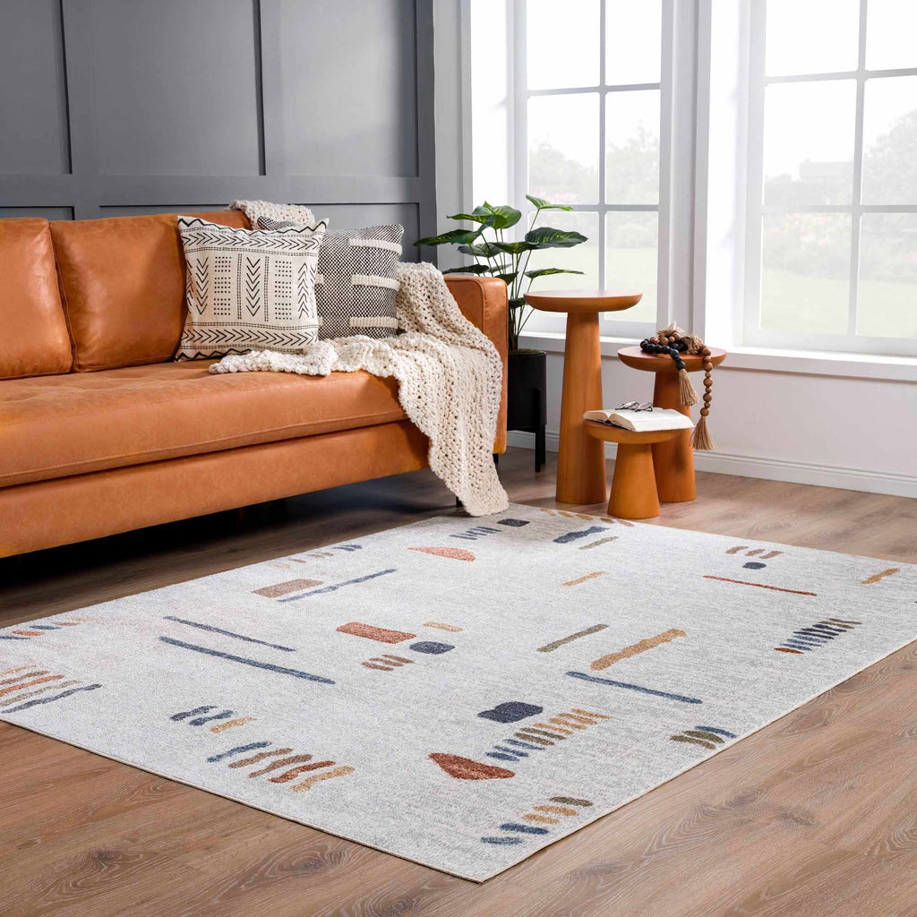 Arnon Modern Washable Area Rug