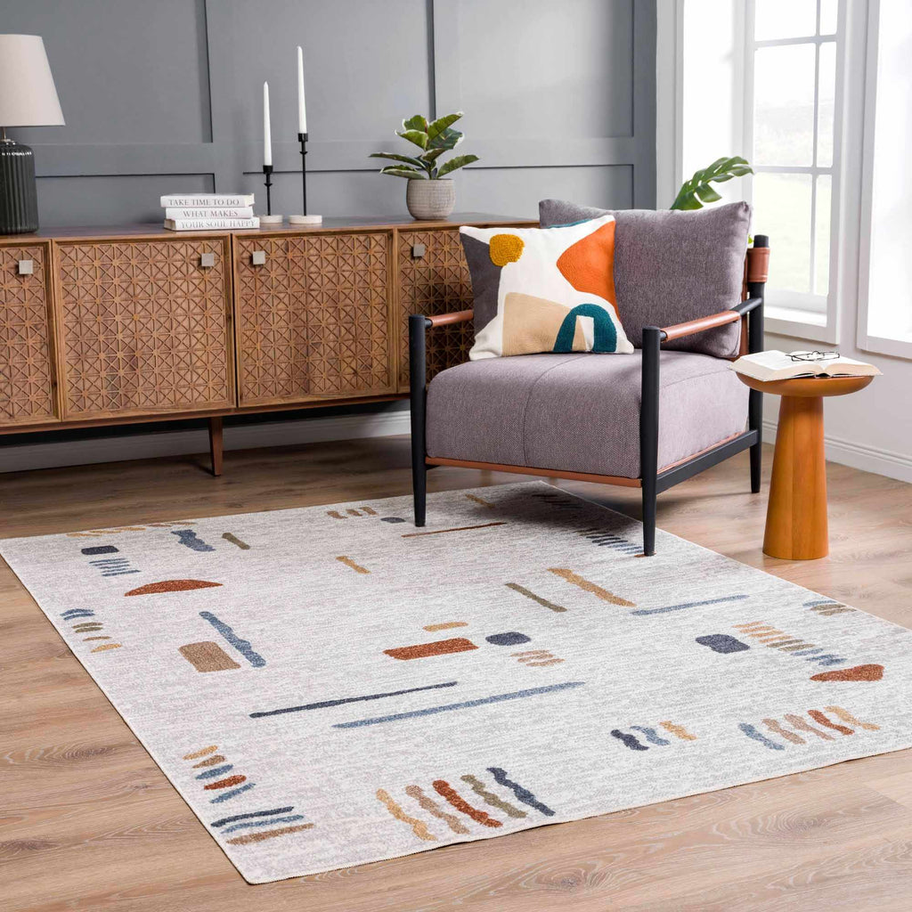 Arnon Modern Washable Area Rug