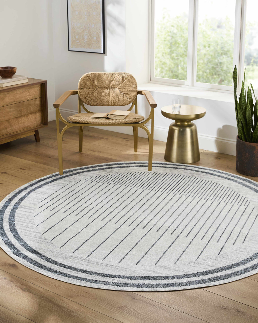 Boutique Rugs Thad Washable Area Rug – Medium Gray