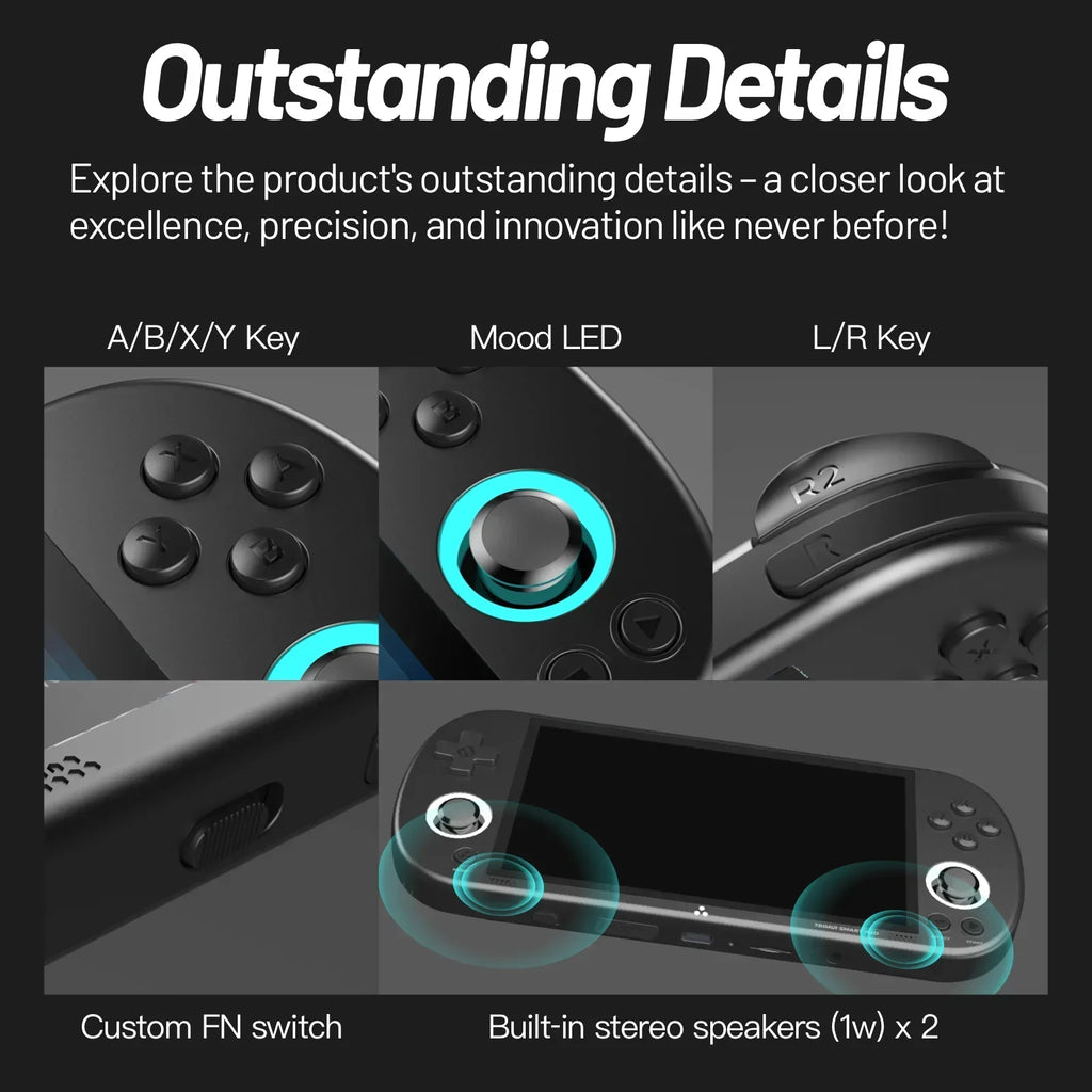 Trimui Smart Pro Handheld Gaming Console – 4.95-Inch IPS