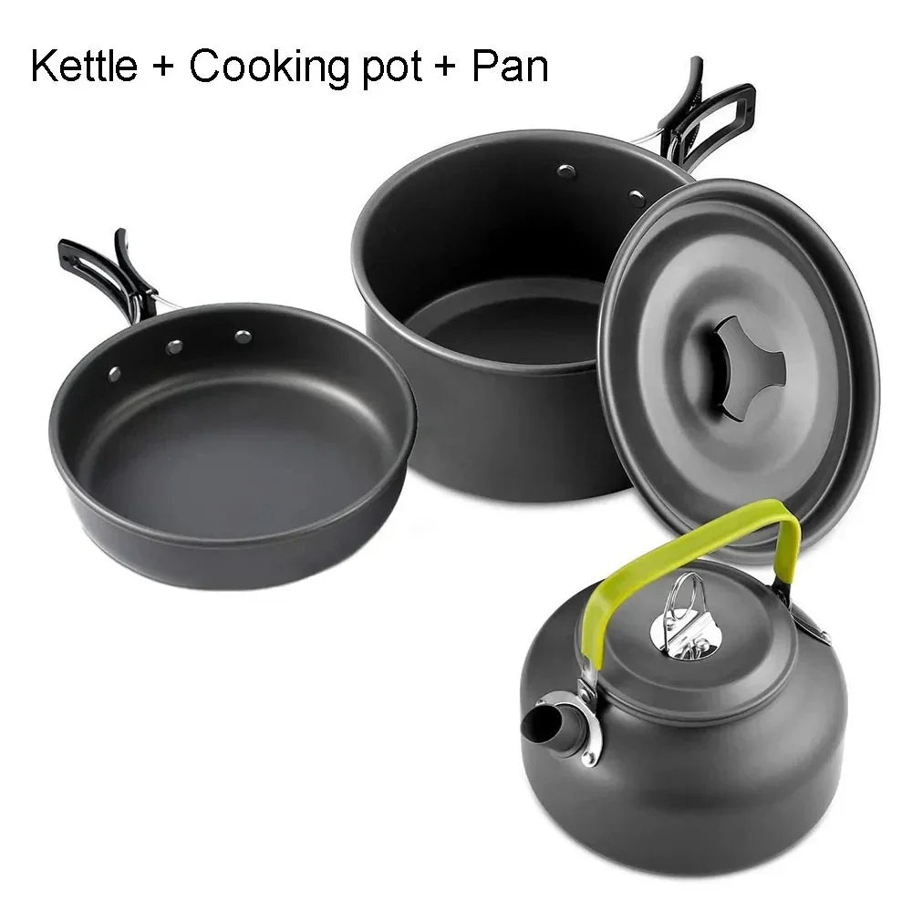 Complete Camping Kitchen Set for 2–3