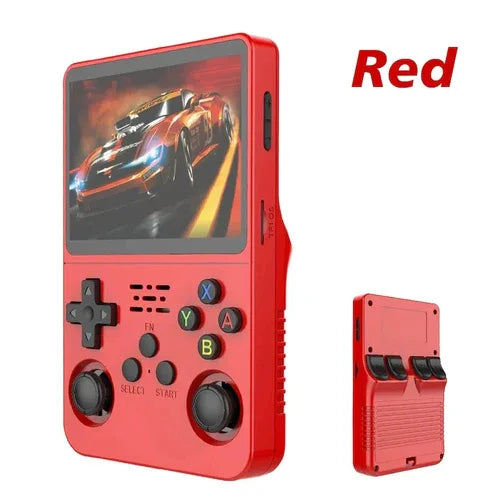 R36S Retro Handheld Gaming Console – Green
