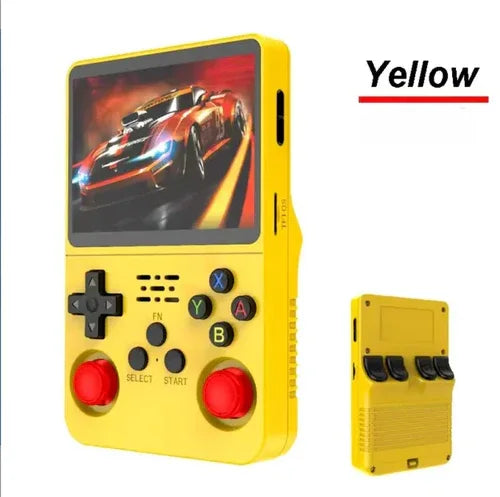 R36S Retro Handheld Gaming Console – Green